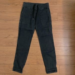 James Perse faded black jeans
